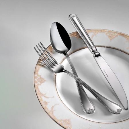 Hisar İnfinity Sade 12 Kişilik 84 Parça Çatal Kaşık Bıçak Seti