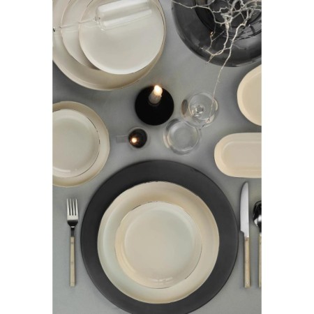 Kütahya Porselen BNMOD26YT220 Bone Moderna Platin 6 Kişilik 26 Parça Yemek Takımı