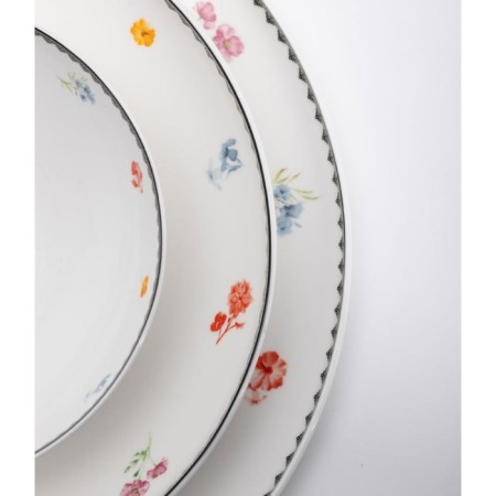 Maxx Doria Rosa Black Garden 6 Kişilik 29 Parça Yemek Takımı PA2063