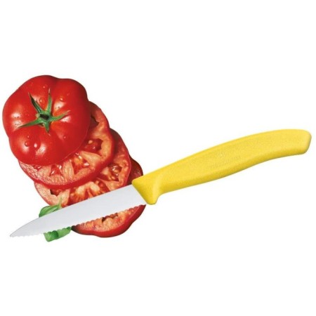 Victorinox SwissClassic 8 Cm Tırtıklı Sarı Soyma Bıçağı 6.7636.L118