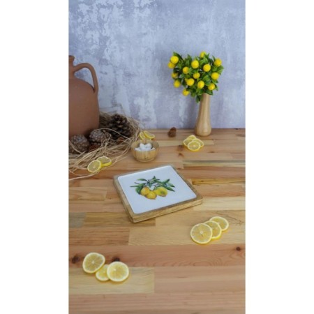 Bambum Kangura Kare Tepsi Limon Küçük B5963