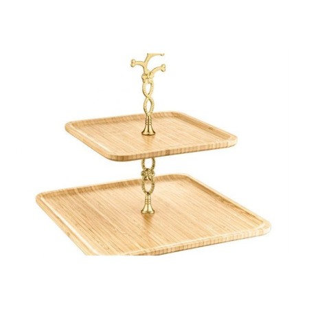 Bambum Tiramisu 2 Katlı Sunum Kare Büyük B4635