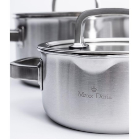 Maxx Doria Steel Forge 8 Parça Tencere Takımı PA3028