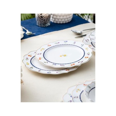 Acar Hıllary 6 Kişilik 24 Parça Yuvarlak Yemek Takımı PORWM-06350