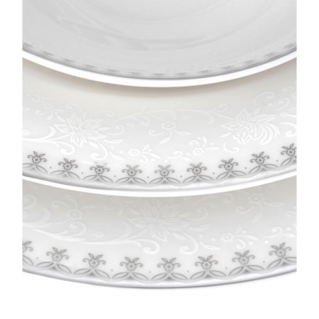 Maxx Doria Palace Silver Ivy 12 Kişilik 72 Parça Yemek Takımı PA2031