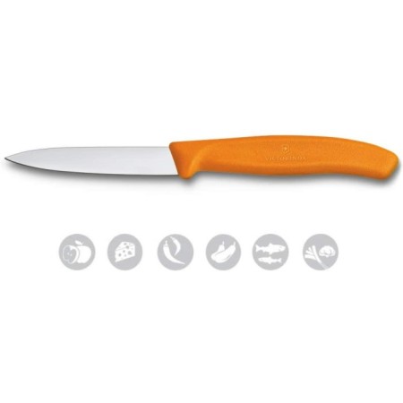 Victorinox SwissClassic 8 Cm Turuncu Soyma Bıçağı 6.7606.L119
