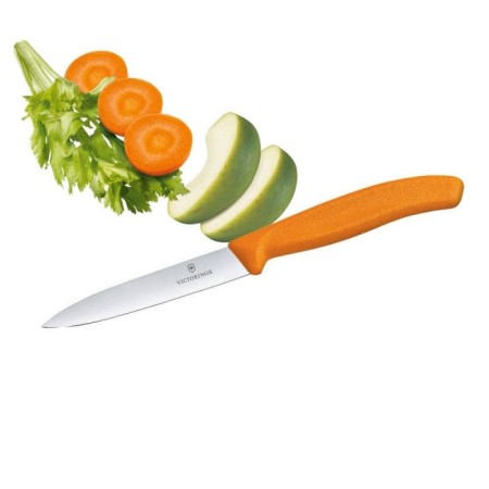 Victorinox SwissClassic 10 Cm Turuncu Soyma Bıçağı 6.7706.L119