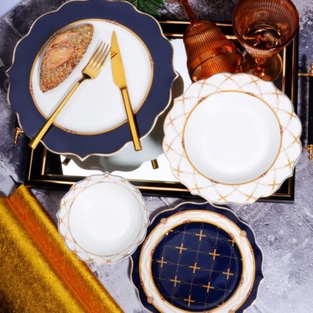 Kosova 6 Kişilik 24 Parça Yemek Takımı DSN-09