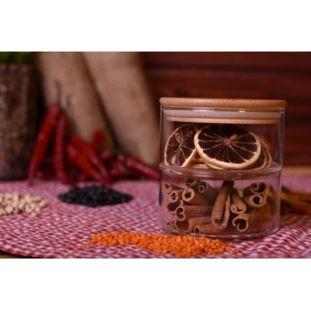 Bambum Tade 2 Katlı Cam Saklama Kabı B0796