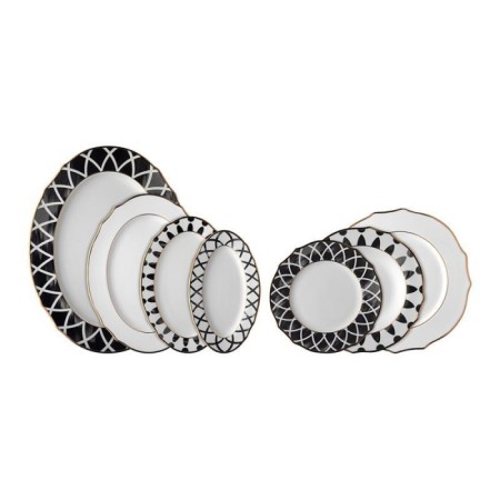 Evaliza Poetica Arya Antrasit 12 Kişilik 61 Parça Yemek Takımı