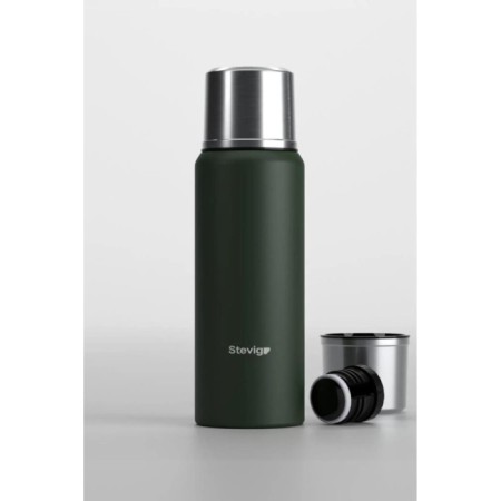 Stevıg 4 Camp Klasik Vakumlu Çelik Termos 1 Lt Green ST-205