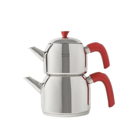 Hisar Optima Mars Midi Çaydanlık Takımı Kırmızı