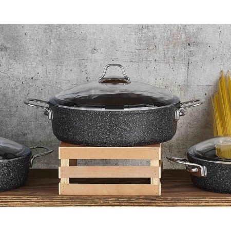 Falez Black Lıne 26 cm Kısa Tencere BLN 3006