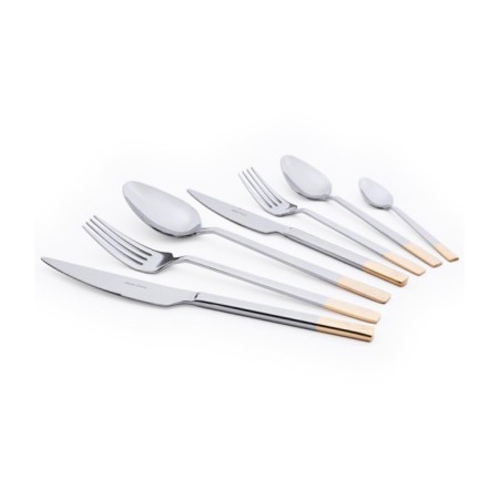 Maxx Doria Rigel Yarım Dekorlu 12 Kişilik 84 Parça Çatal Kaşık Bıçak Takımı PA1003