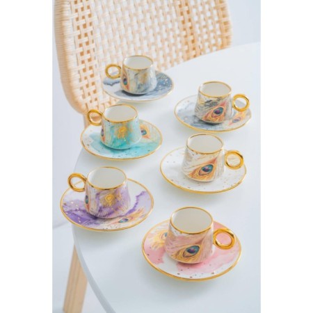 Acar Astera 6'Lı Kahve Fincan Takımı KAI-21-0128