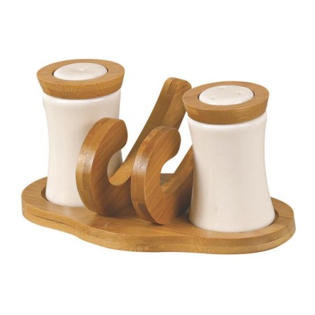 Bambum Chava Peçetelikli Tuzluk Ve Biberlik B2681