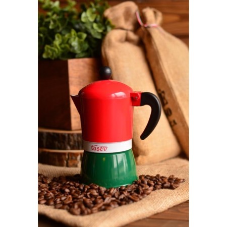 Taşev Adamo 3 Fincan Kapasiteli Moka Pot T1196
