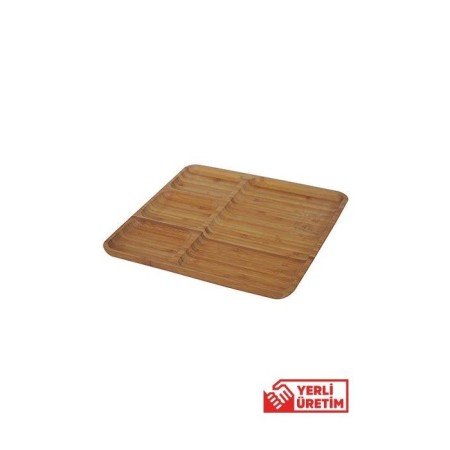 Bambum Darlin 4 Bölmeli Servis Tabak B2519