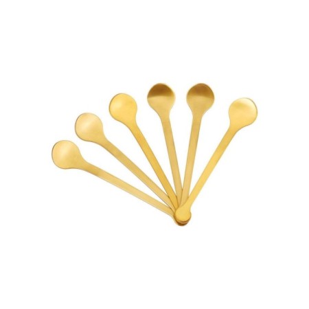 Glazze 6 Lı Altın Çay Kaşık