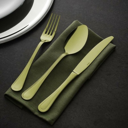 Hisar Contour Titanyum Gold 6 Kişilik 30 Parça Çatal Kaşık Bıçak Seti