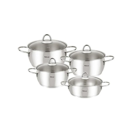 Hisar Mercury İdeal Parlak 8 Parça Tencere Seti