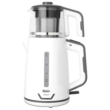 Fakir Neon Gri Beyaz Çay Makinası
