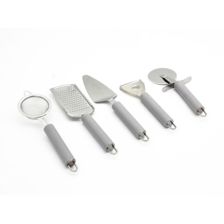 Sembol Krem 5 Parça Silikon Saplı Metal Mutfak Seti COOK-260