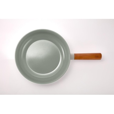 Neoflam Fika Gri 26 Cm Döküm İndiksiyonlu Wok Tava D-NEOG126W