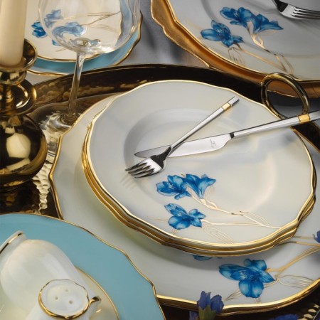 Evaliza Poetica Buket Mavi 12 Kişilik 61 Parça Yemek Takımı (22511)