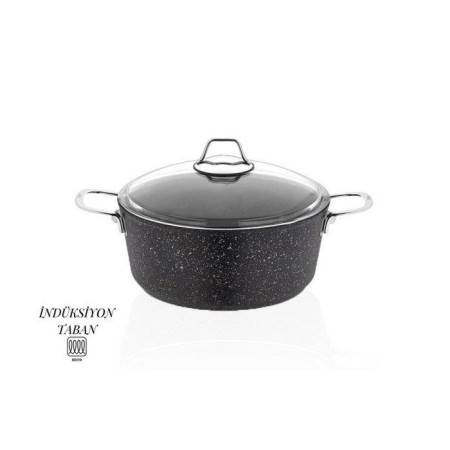 Falez Black Line 20 Cm indiksiyonlu Tencere BLN4000