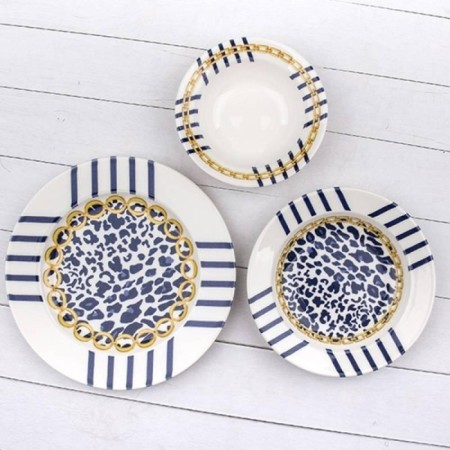 Tulu Dijital Baskı 6 Kişilik 18 Parça Yemek Takımı DB1022