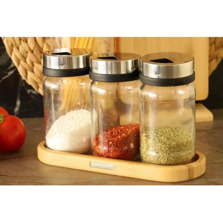 Bambum Lona 4 Parça Baharatlık Büyük B4576