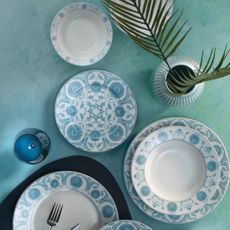 Kütahya Porselen NNLB24Y2885503 Leonberg 6 Kişilik 24 Parça Yemek Takımı Nano Dek DG-608