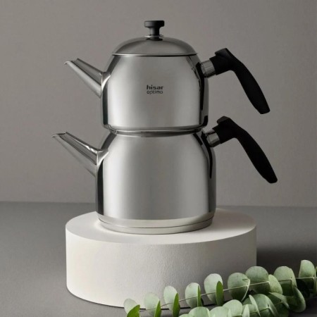 Hisar Optima Ilgaz Çaydanlık Takımı Siyah