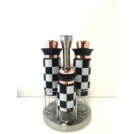 Arow Quadra Damalı Yağlık Sirkelik Takımı TR-3741