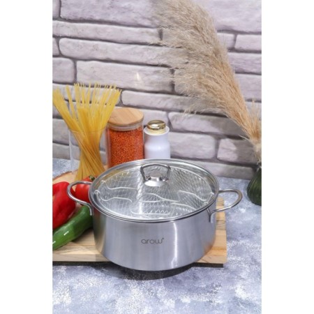 Arow Çelik Kızartma Tenceresi TR-3904