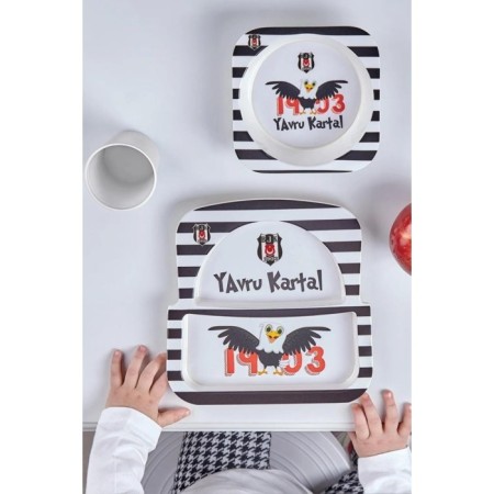 Neva Beşiktaş Lisanslı 3 Parça Mama Takımı N3375