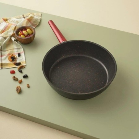 Hisar Bahama Kırmızı 28 Cm Granit Tava