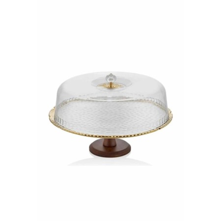 Joy Carmen Hammered Whıte Gold Ayaklı Kek Standı