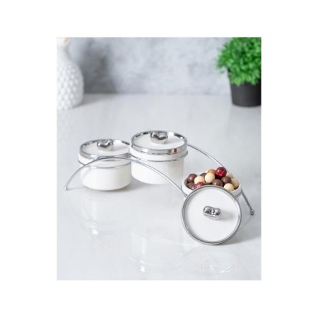 Acar Felıx Collectıon Metal Standlı 3'Lü Baharat Takımı PORJ-05234