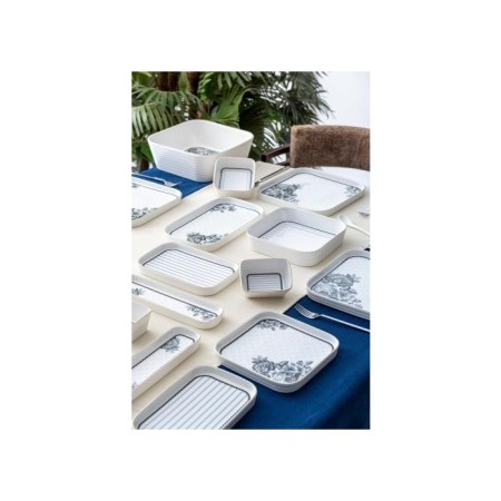 Acar Leonas Kare 6 Kişilik 45 Parça Yemek Takımı PORWM-05298
