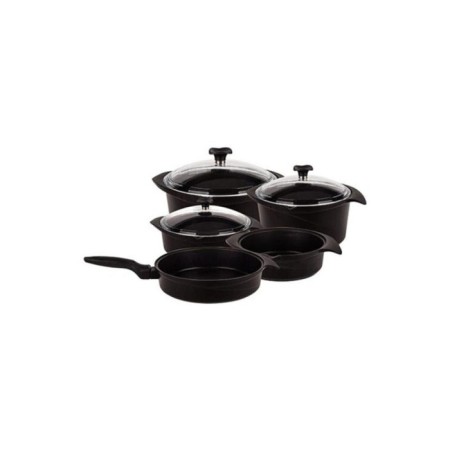 Aryıldız Flipper Siyah Tencere Takımı