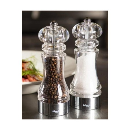 Bisetti Perugıa Karabiber Değirmeni Şeffaf 18 Cm