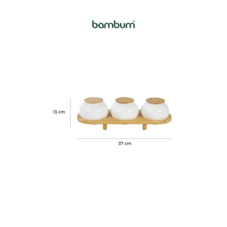 Bambum Simple 3'Lü Baharat Seti Standlı B5839