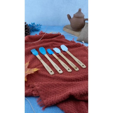 Bambum Zolly 5'Li Spatula Seti Mavi B5935