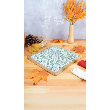 Bambum Kangura Kare Tepsi Yaprak Büyük B5962