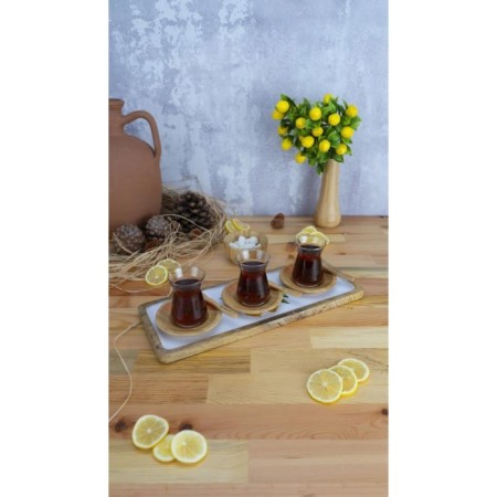 Bambum Kangura Dikdörtgen Tepsi Limon Orta B5984