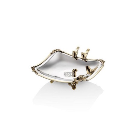 Lamedore Black Pearl Kuşlu Küçük Boy Dekoratif Kase 1MG-72S