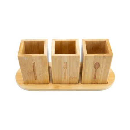 Bambum Miccho 4 Parça Standlı Kaşıklık Kare B5954