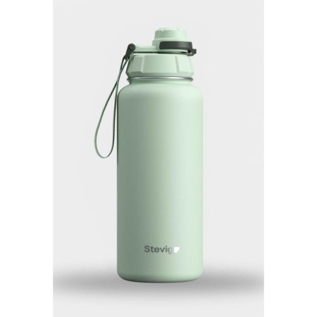 Stevıg 1 Hand Leak Proof Sızdırmaz Çelik Termos 1000 Ml Smoke Green ST-218